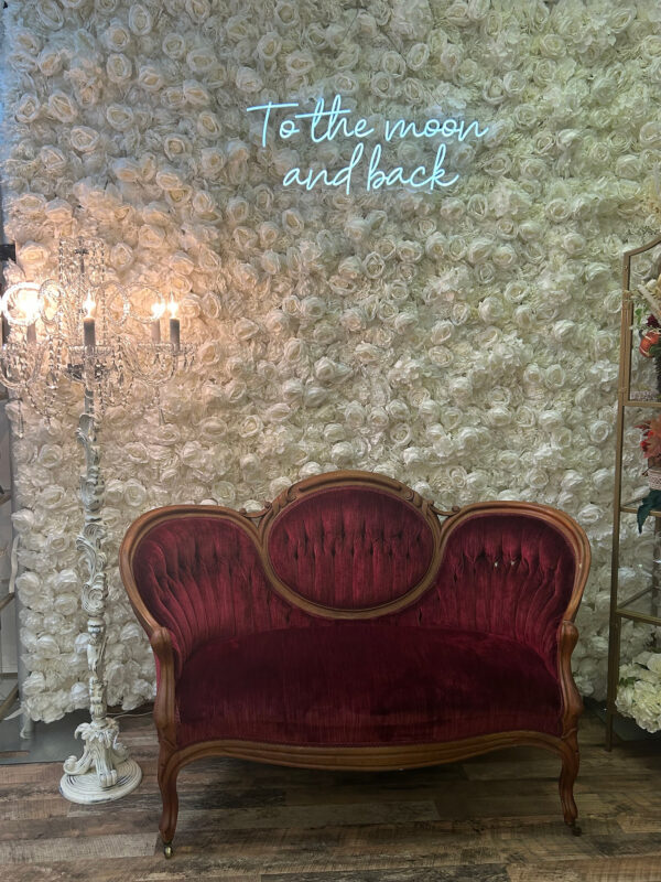 Royal Red Vintage Loveseat