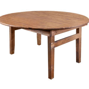 60" Round Wooden Farm Tables