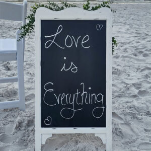 Large White Chalkboard