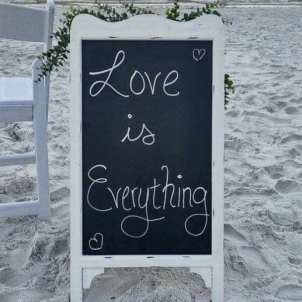 Large White Chalkboard
