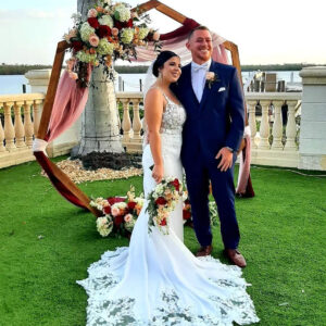Wooden Heptagon Arch