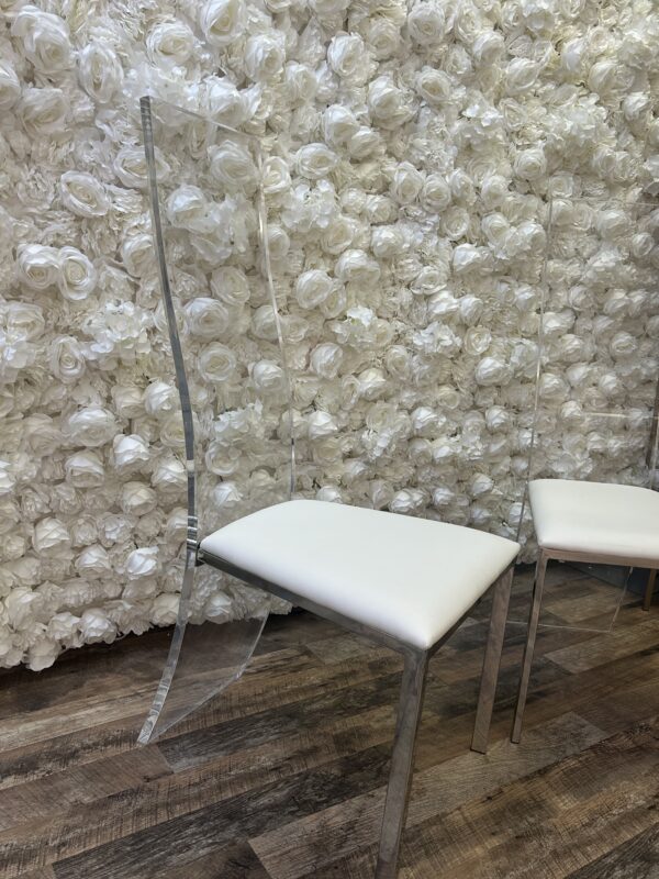 Clear Back  Sweetheart Chairs - Image 3