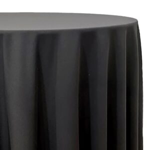 120" Round Tablecloth - Black