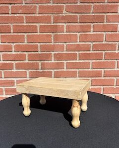 Natural Wood Dessert Stand