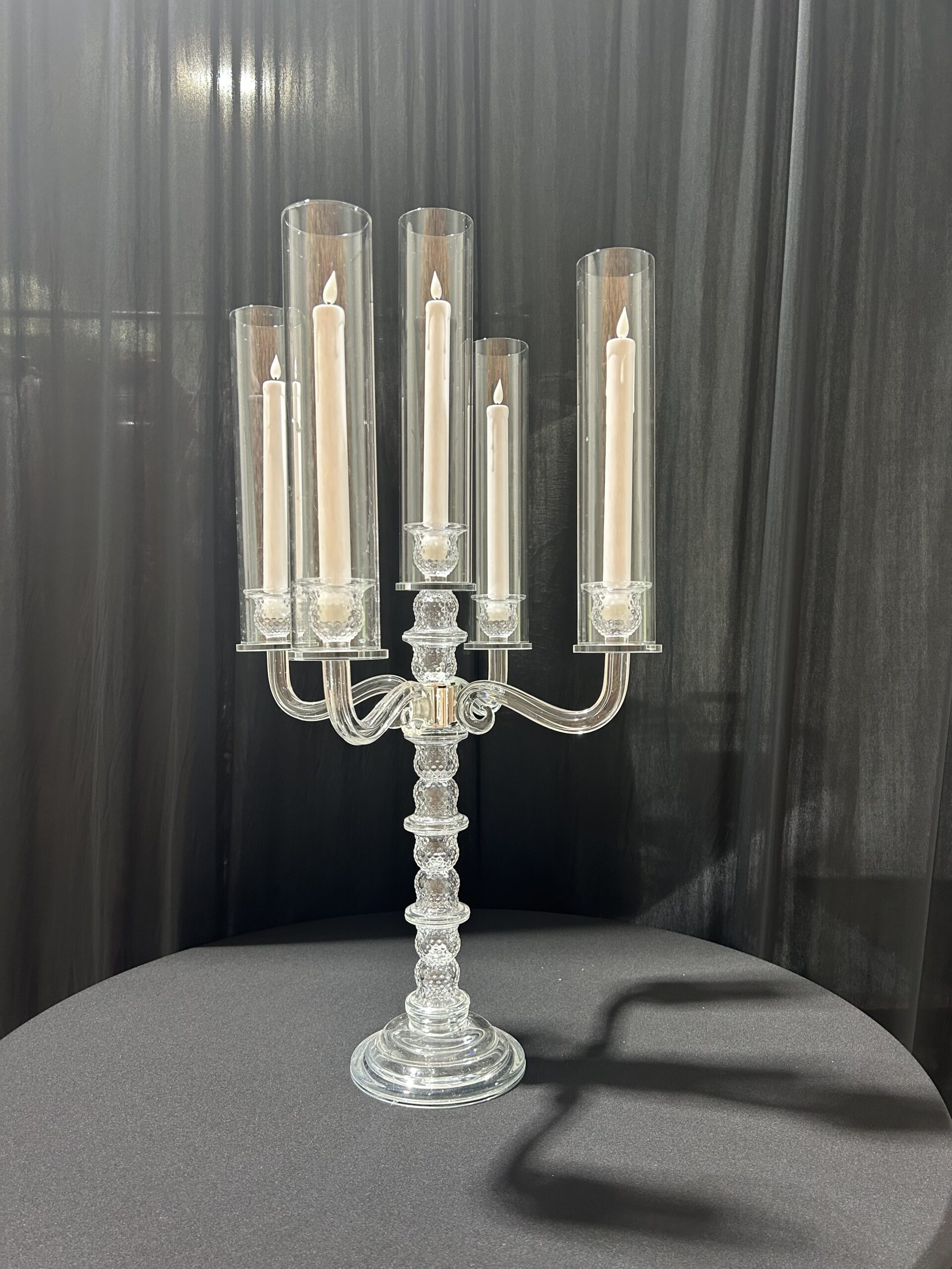 5-Arm Crystal Candelabra - Image 2